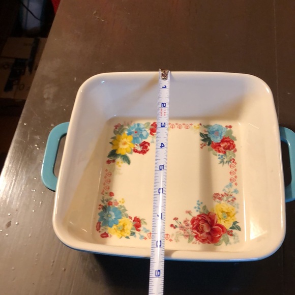 The Pioneer Woman Square Dish Blue Floral Collection - Picture 3 of 7